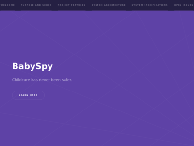 BabySpy homepage