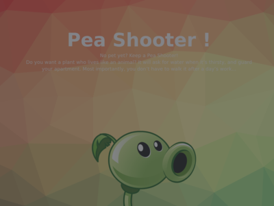 Pea Shooter homepage