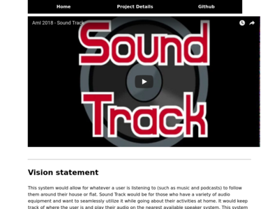 Sound Track homepage